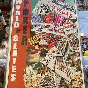 Las Vegas Poker Series Art Poster
